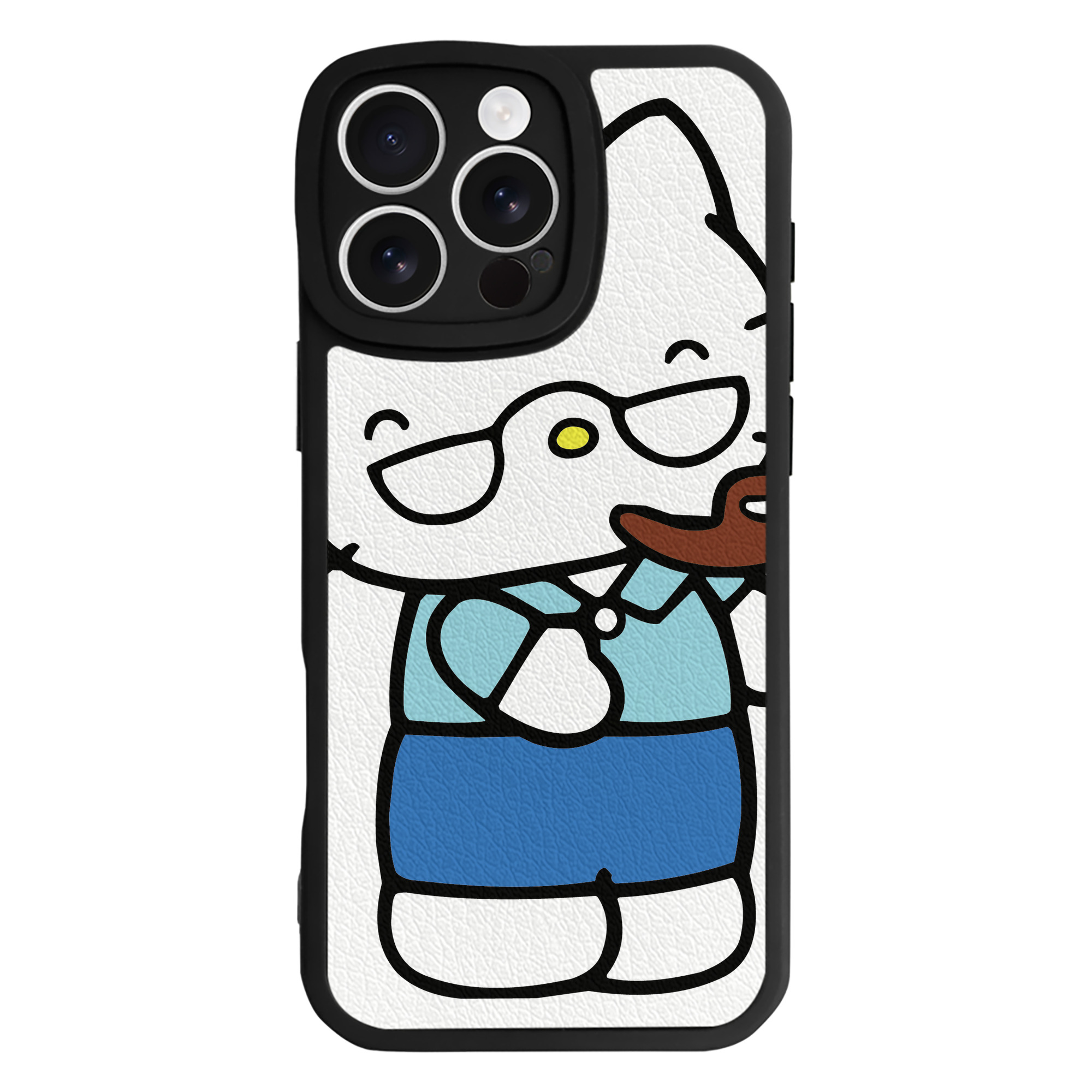 （画像用） Hello Kitty ハローキティ 【iPhone 16シリーズ対応】シリコンスマホケース（レザー調） 材質：シリコン